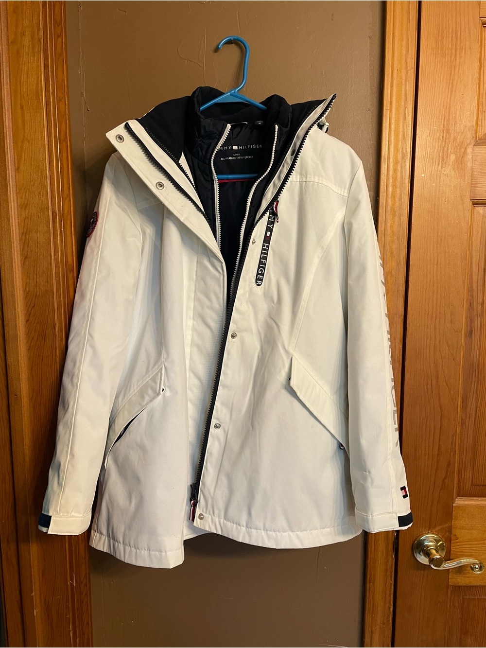 Tommy Hilfiger White 3 in 1 all Weather Jacket